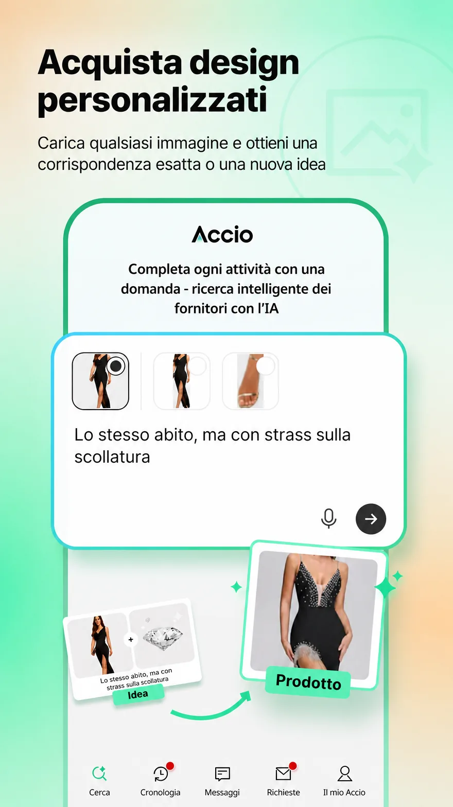 Accio crea un design da un'immagine